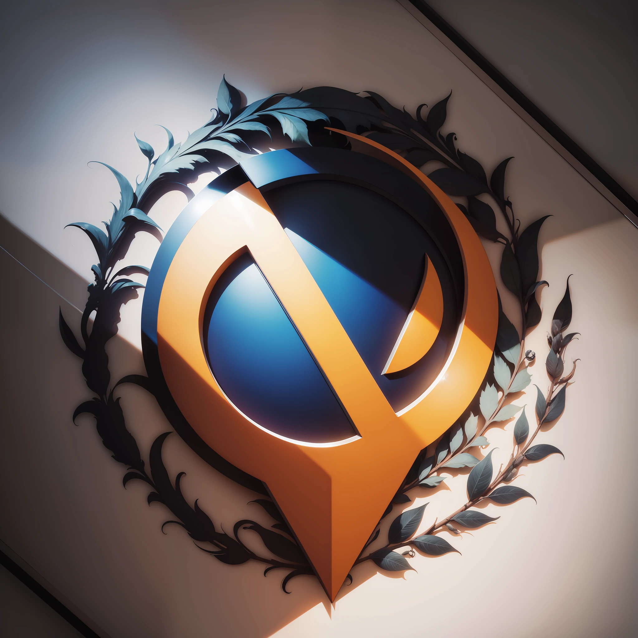 Logotipo. "F". Fundo escuro.