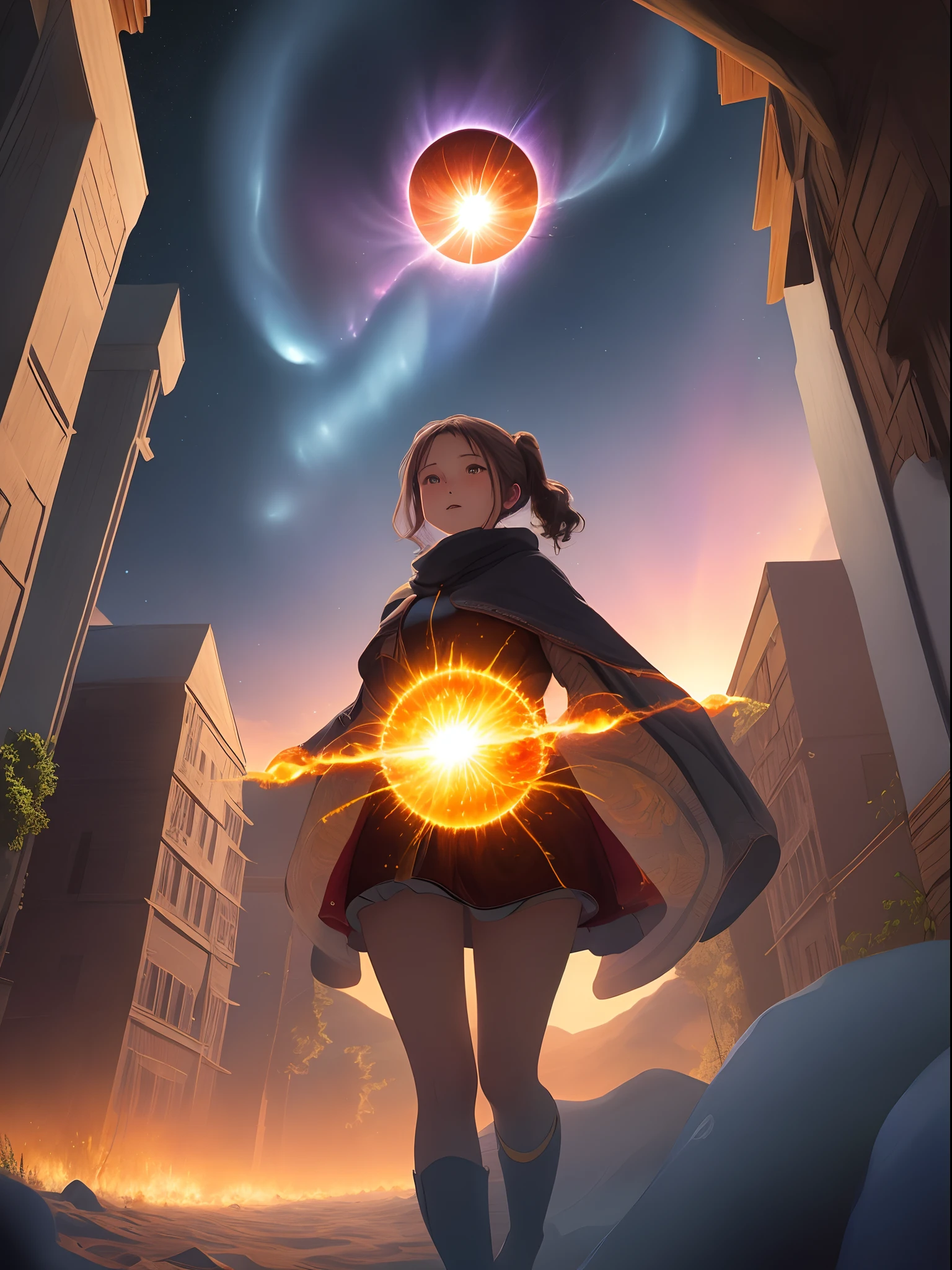 Thus, Solar flare changed everyone's lives, Who was in her way, and opened up a new one for them, An unexplored world.