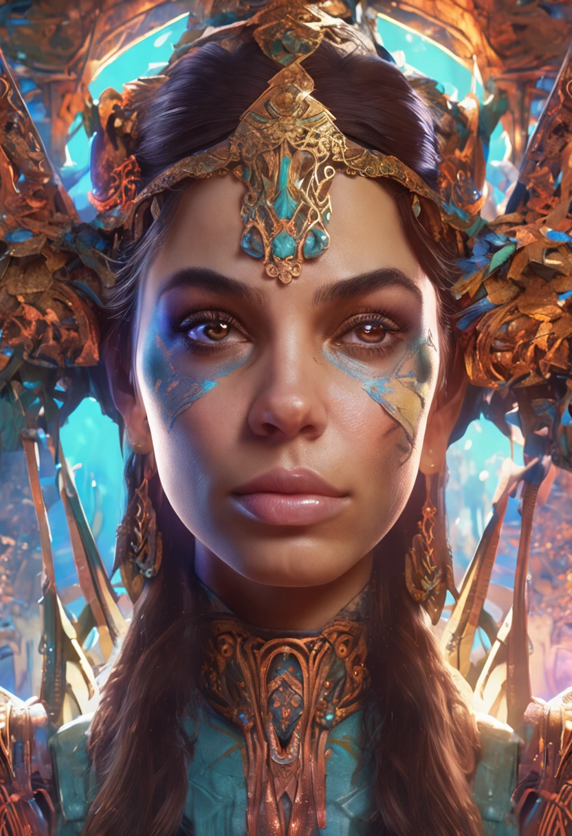 A goddess, nice perfect face with soft skinice perfect face, Concept art portrait by Greg rutkowski, Art germ, Ultra-detailed and intricate Gothic art trends in Artstation ternary colors, Fantastical, intricately details, Splash screen, Complementary colors, fantasy concept art, 8K resolution, Deviantart's masterpiece, Oil painting, Heavy strokes,