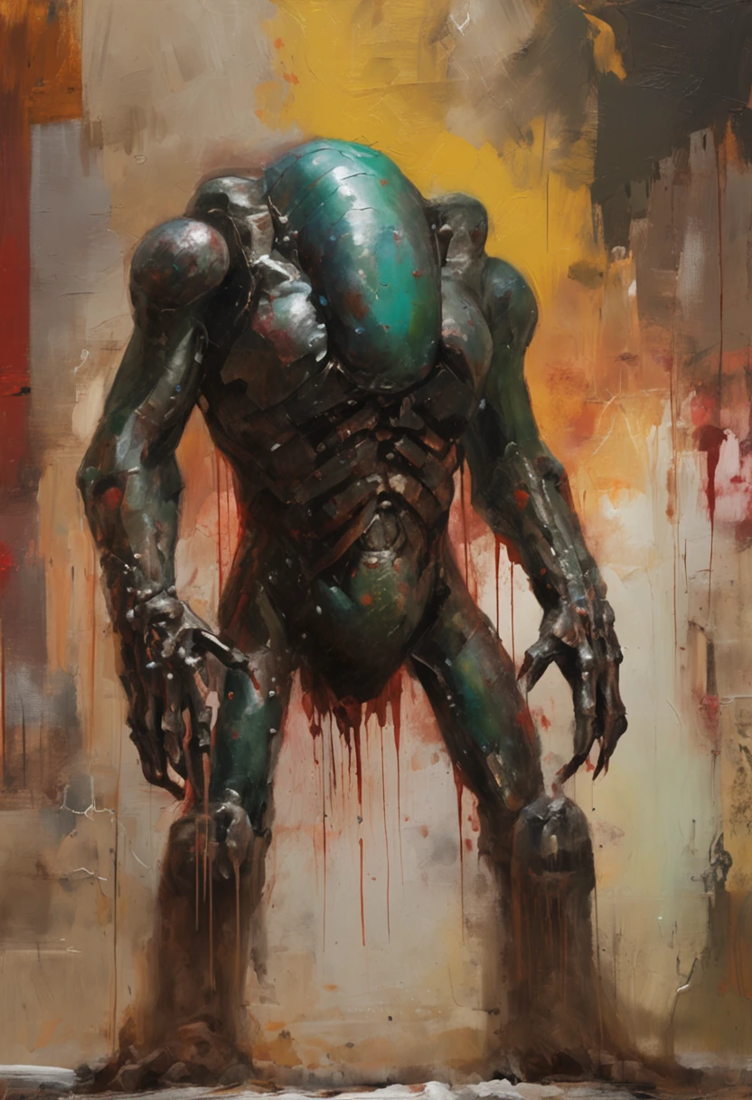 Cinematic texture,Invading aliens,cow head,uncanny, tentaculata,Blood,Full body like,combats,The city was destroyed,of a real,Facial features are carefully depicted,Realistic skin texture,Dark style,depth of fields,high light,Real light,Ray traching,oc rendered,Hyper-realistic,best qualtiy,8K,Works of masters,super-fine,Detailed pubic hair,Correct anatomy,sharp focus on eyes,Bokeh,Facial features are carefully depicted