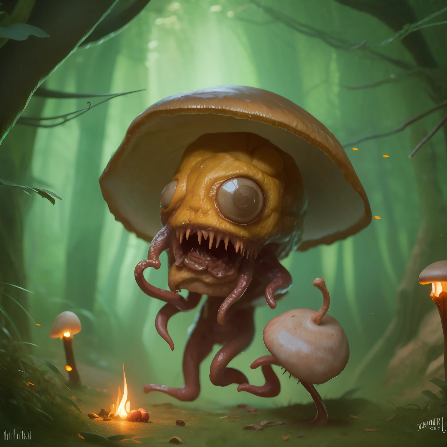 Deadly mushroom monster