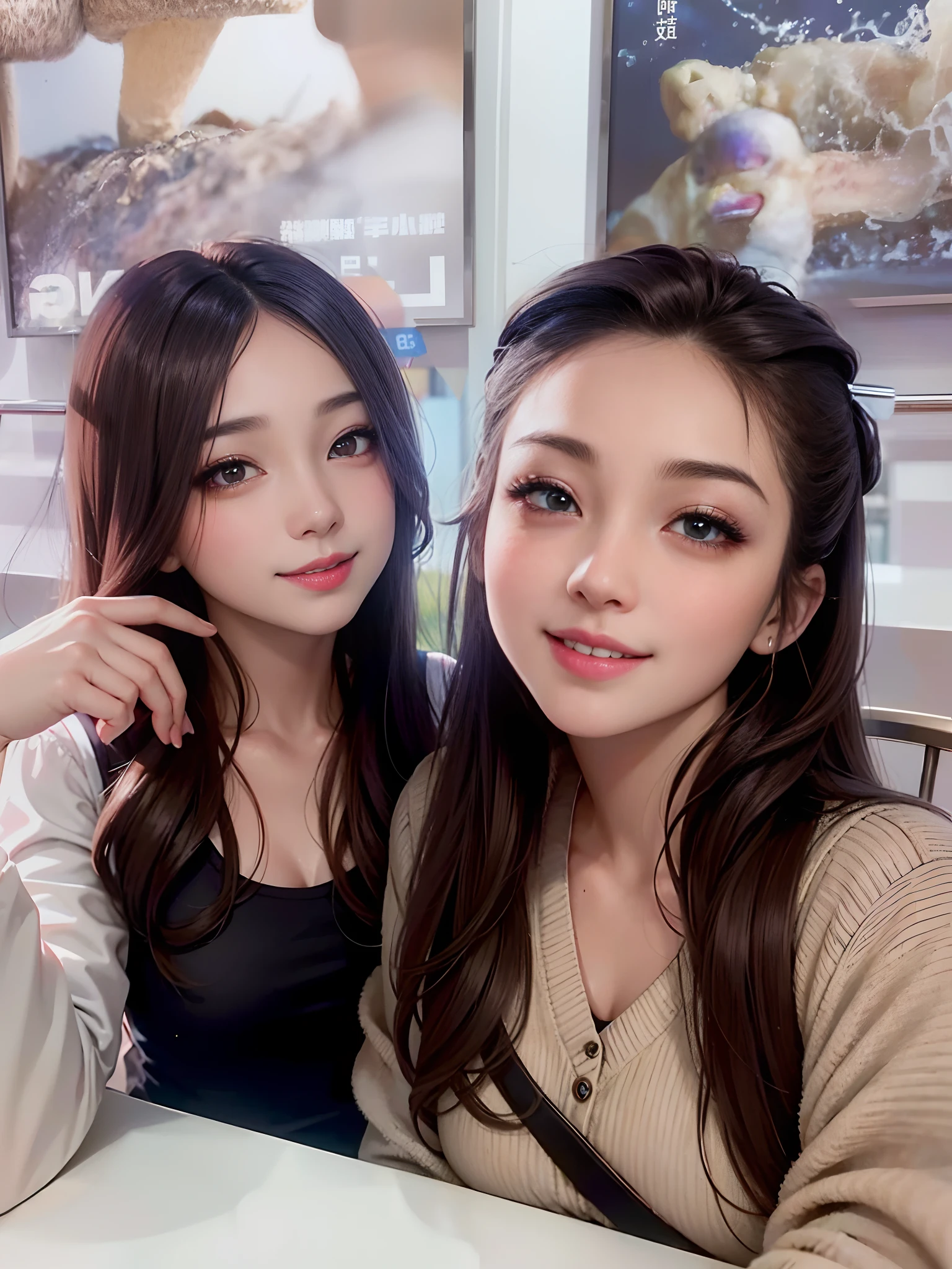 ((Inside the nightclub)), (RAW Photos: 1.2), Highest quality, Beautiful detailed, Bunny ears, smile, Highly detailed eyes and face, Beautiful attention to detail, Large file size, High resolution, High resolution, 8k wallpaper, The finer details, Highly detailed Ticker Uniform 8K Wallpaper, Light on the face, Cinema Lighting, 26 year old beauty, Sexy pose, (Photorealism: 1.4), figure, Surrealism, From below, Super Detail, Tabletop, playboy bunny suit, Fishnet stockings Pantyhose, Big Breasts:1.95、Saggy breasts、