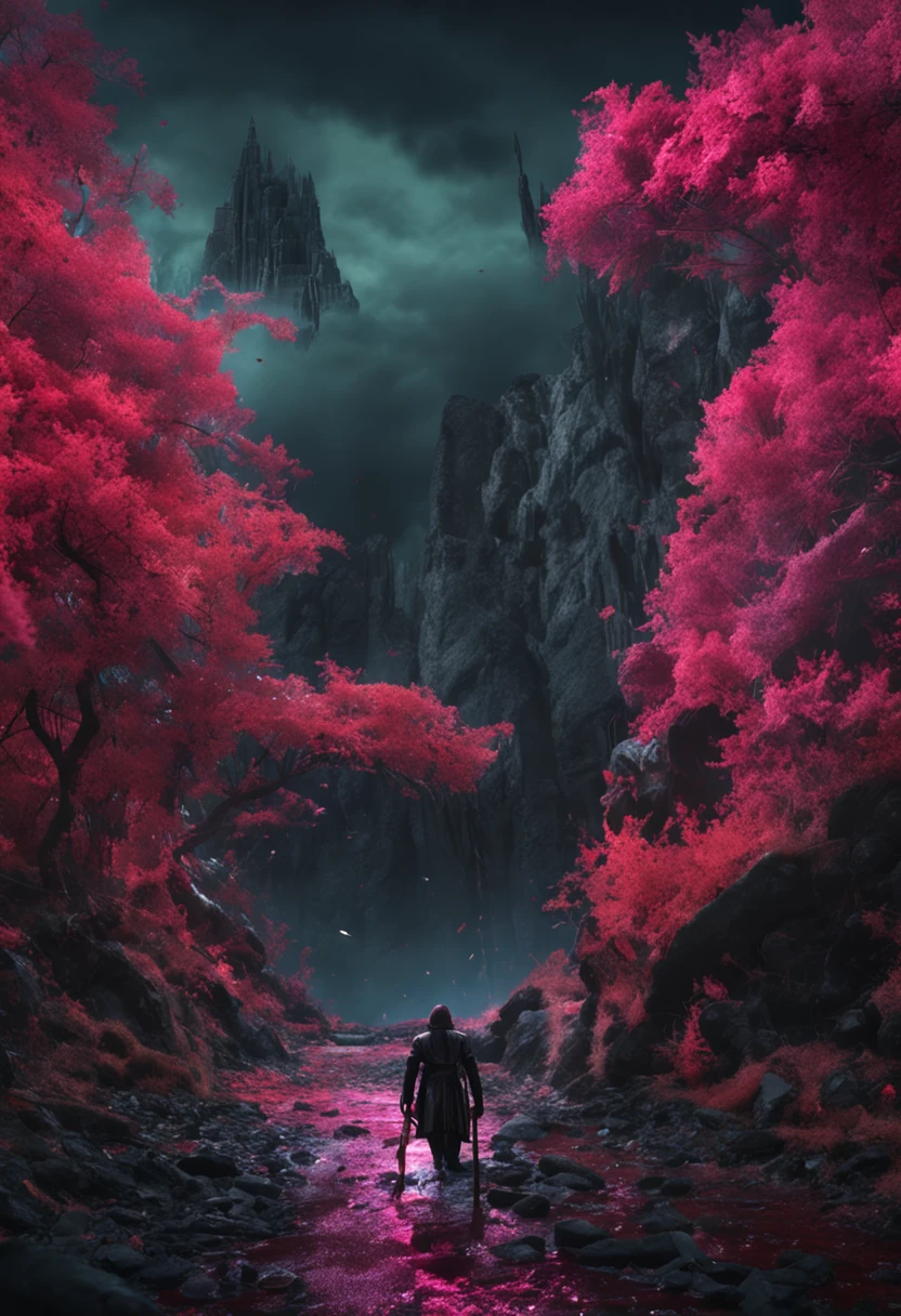 dream colors,tmasterpiece,the detail,dark fairytale,Puppets,Blood stains and blades