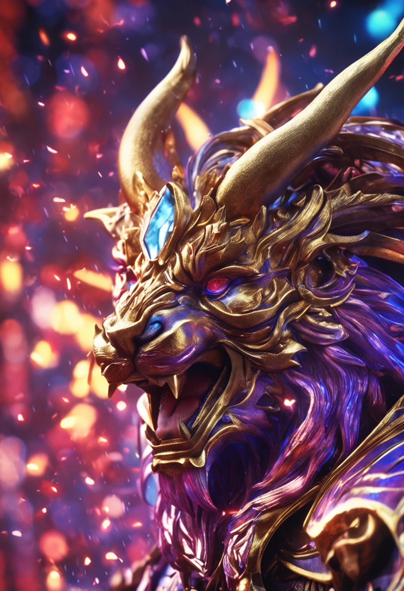 dream colors,tmasterpiece,the detail,film effect,((Rich in color)),mito,masterpiece bull head,,Shiny hair,manticore,Rush to the audience,Line,