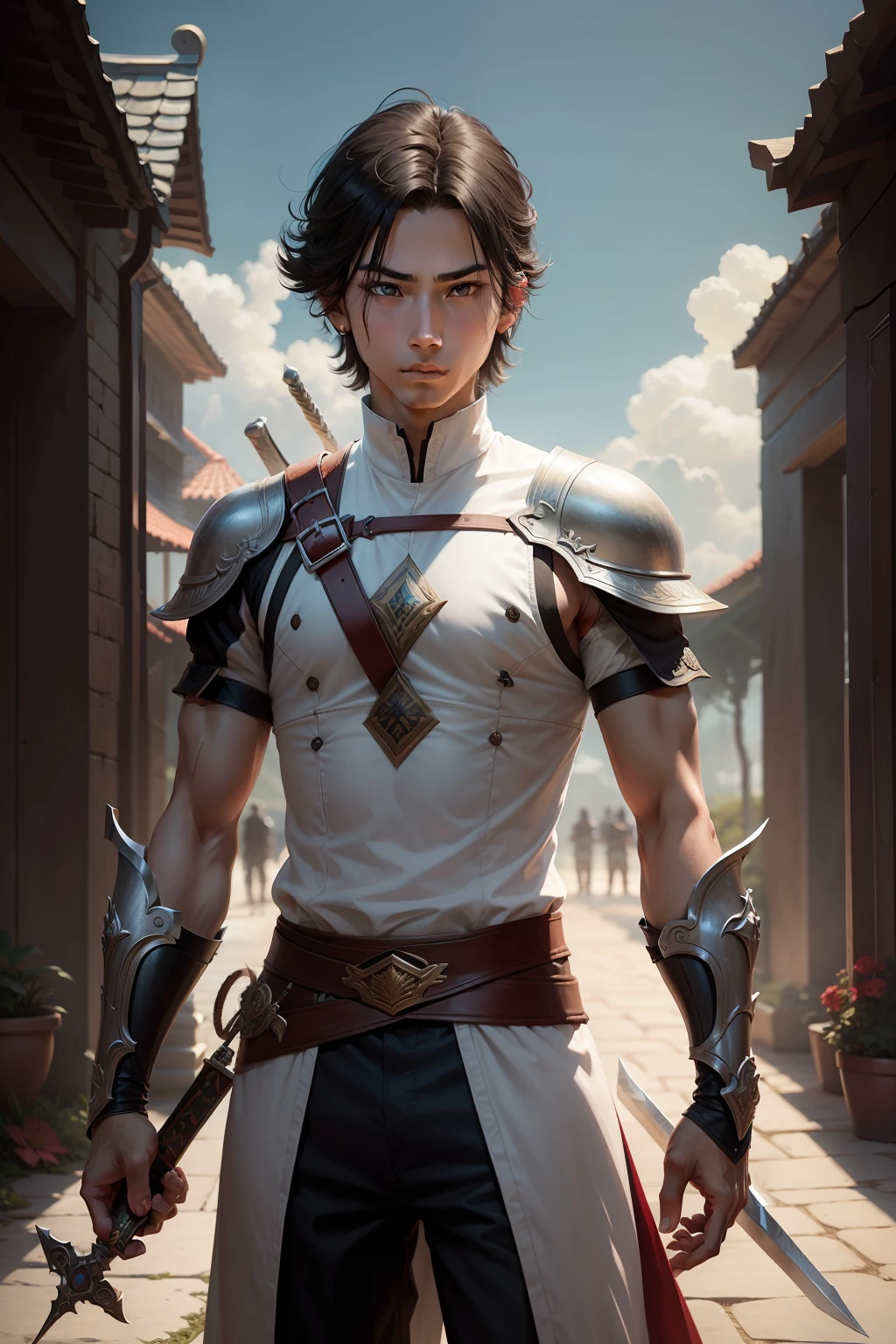 The world of immortal cultivation behind the sword-wielding boy