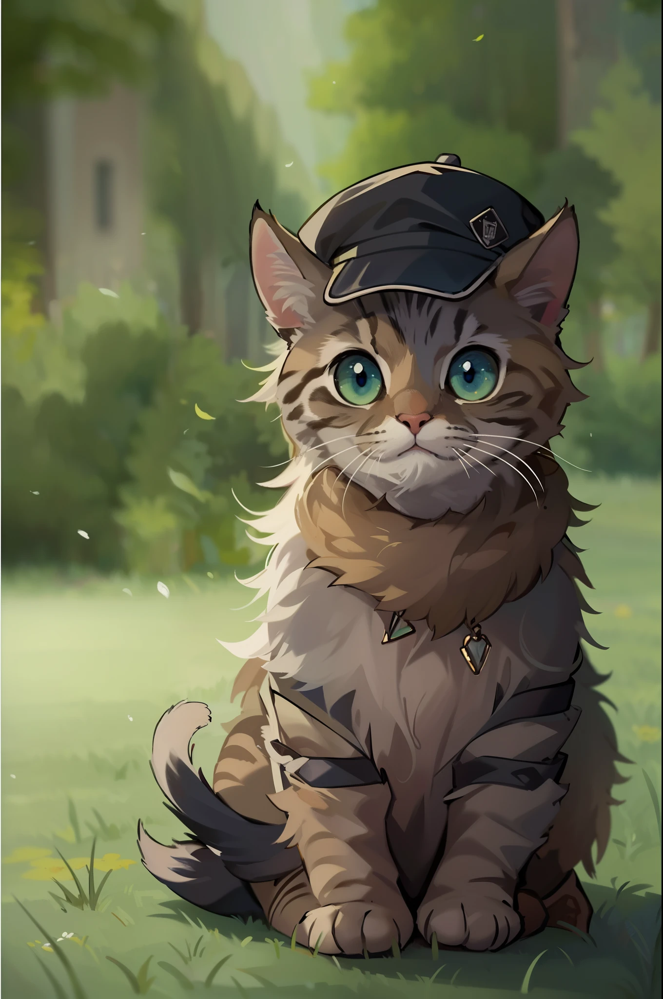 （（Awesome Backgrounds 1.5））((Best quality1.2))、((Masterpiece 1.2))、((Fashionable clothes))、((Take a cute cat 1.5))、
