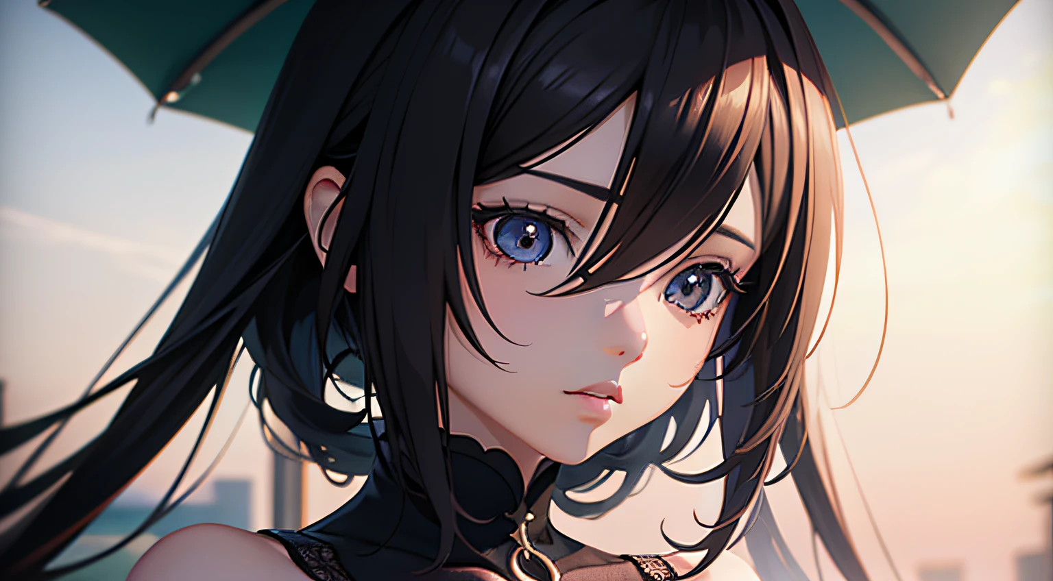 Garota de anime com cabelo loiro e uma gargantilha preta posando para uma foto, usando fones de ouvido, arte cg anime suave, photorealistic anime girl rendering, Estilo anime 3D realista, anime. soft lighting, arte de anime digital, arte de anime digital detalhada, arte de anime realista, Advanced digital anime art, menina anime sedutora, estilo anime 4K, 3 d anime realista, anime estilo 3d