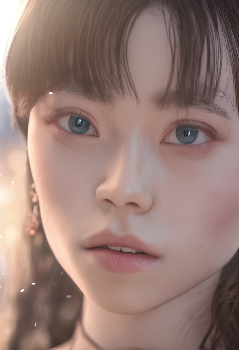 bule、full bodyesbian、bustup、photo of a Young girl、model shoot tyle、brown haired、shorth hair、(Look at viewers:1.2)、(Detailed pupils:1.3)、(natural soft light)、(魅惑的)、 [:(film grains、25mm、f / 1,2、DoF、bokeh dof、美丽的面容、super-detaild skin、Perfect glowing eyes、skin pore、Soft hair、Muscle tone and definition、Stitching of the fabric、Fabric texture、wood grain、Stone texture、Well-defined pupils、Prominent marginal rings、 High contrast eyes、Detailed features:0.7):0.7] One lady、Beautiful skins、