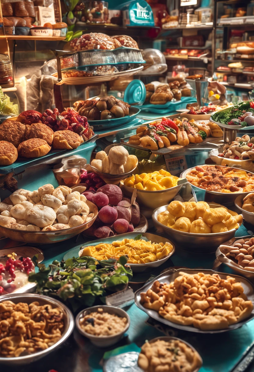 And food、Healthy Foods, Photo taken from the front, photos realistic