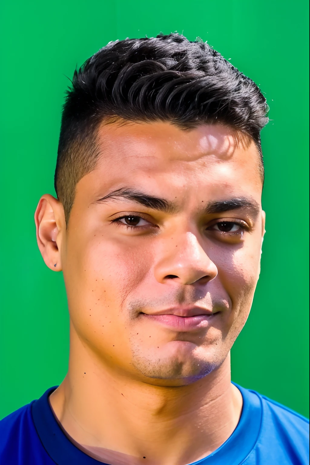 homem arafed com uma camisa azul e um fundo verde, Ronaldo Nazario Fenomeno, Ronaldo Nazario, Ronaldo Luis Nazario de Lima, Dan dos Santos, Ronaldo Phenomenon, Ronaldo Luis Nazario da Lima, caio santos, Alex Miranda, foto de perfil headshot, salvador, Joel Torres, Alex Malveda, retrato de perfil, Mohamed Chahin