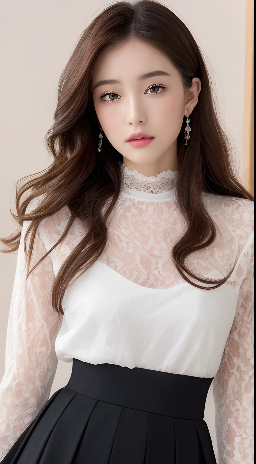 masterpiece,best quality,extremely detailed CG unity 8k wallpaper,detailed light,finely detail,Professional,Amazing,extremely detailed CG,extremely detailed eyes and face,beautiful detailed glow,beautiful detailed girl,photorealistic, absurdres, looking at viewer, long hair, skinny,slender,medium breasts, sexy dress,cowboy shot,lace, sexy pose,lisa blackpink,