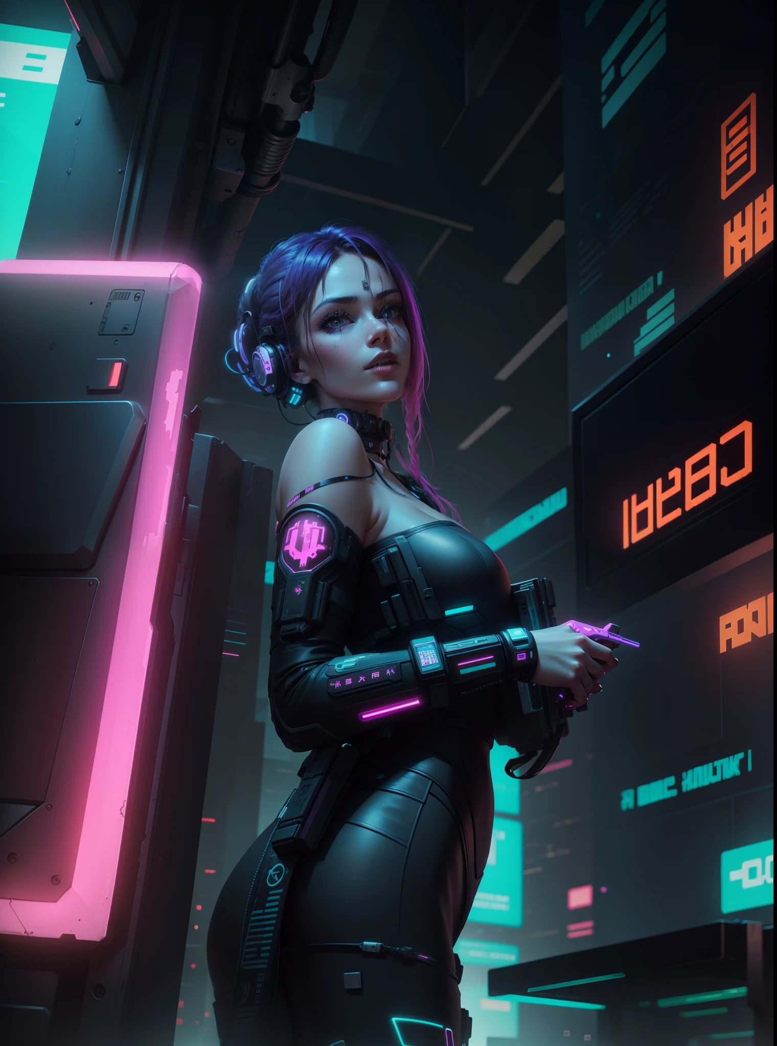 Cyberpunk, beautiful