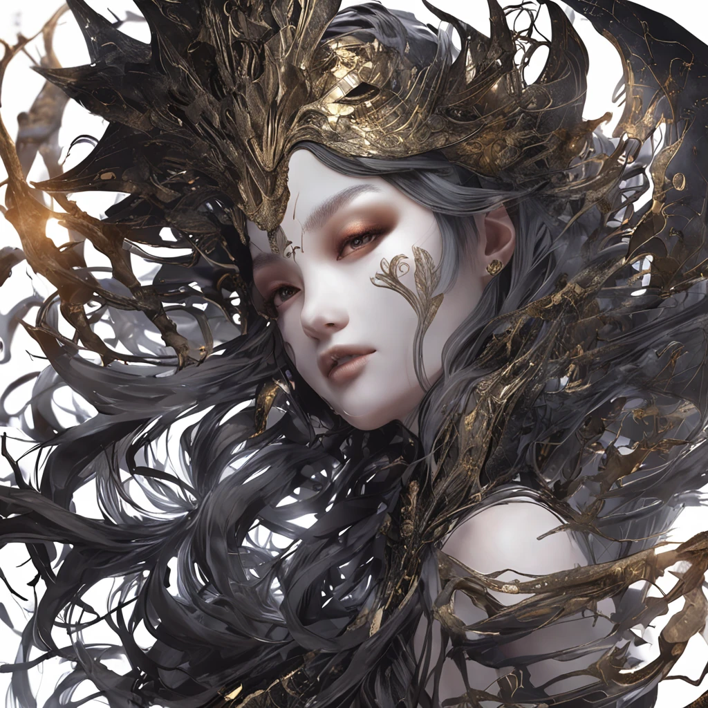 Best quality, Masterpiece, 超高分辨率, (photograph realistic:1.4), surrealism, Dream-like,fusionart, Shadowdancer, shadow magic, darkness control, stealth, shadowstep, umbral spells, hidden blade,