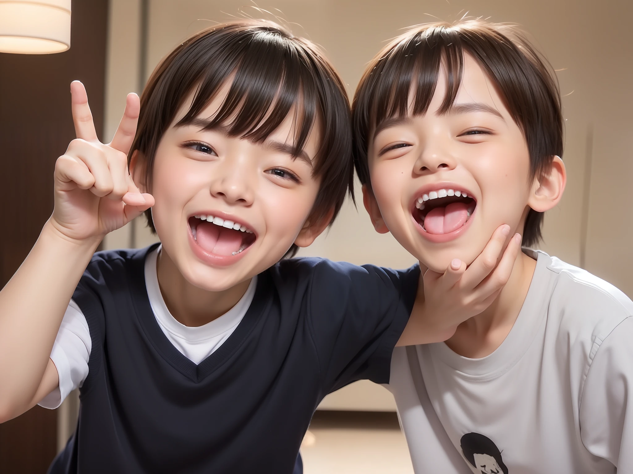 、Open your mouth、Where you are showing your teeth、front tooth