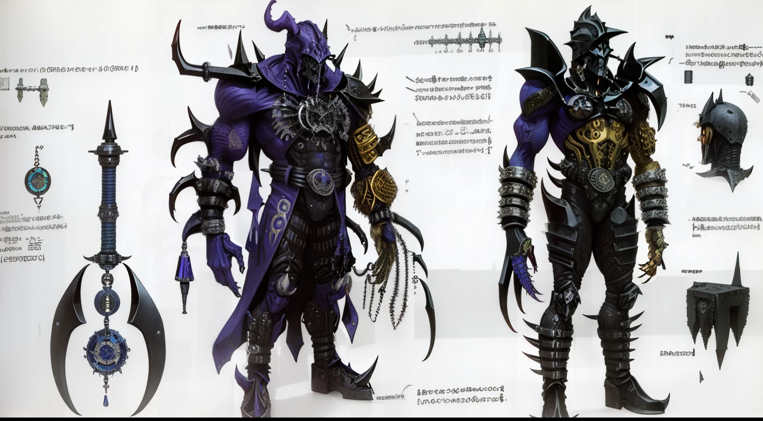 3 time travel instruments(makina),A super alchemy artifact made by ancient demons(makina),Complex machines of powerful evil,Long black thorns(No Man,There is no human body)