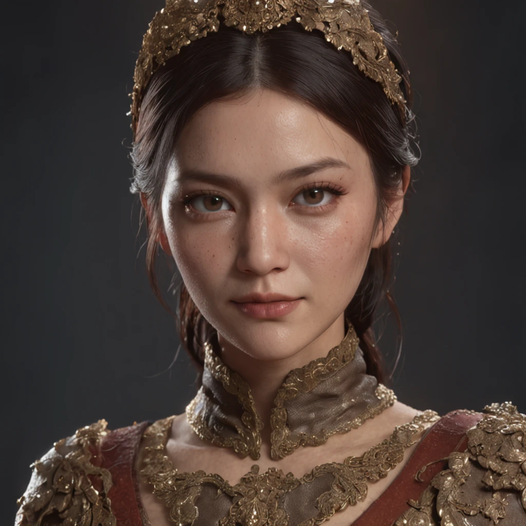 (professional 3d render:1.3) af (Realistic:1.3) most beautiful artwork photo in the world，Features soft and shiny Han heroines,Full body 8K unified rendering, action  shot, skin pore, very dark lighting, heavyshading, Detailed, Detailed face, (vibrant, photograph realistic, Realistic, Dramatic, Dark, Sharp focus, 8K), (Old leather garments damaged by weathering:1.4), ((((Wear fur)))), (Intricate:1.4), decadent, (Highly detailed:1.4), Digital painting, rendering by octane, art  stations, concept-art, smooth, Sharp focus, illustration, Art germ, (loish:0.23), wlop ilya kuvshinov, and greg rutkowski and alphonse mucha gracias, (Global illumination, Studio light, volumettic light), heavy rain, particles floating, lotr, fantasy, elf, full bodyesbian, ((Dark and ancient city background:1.3)),CGSesociety,art  stations