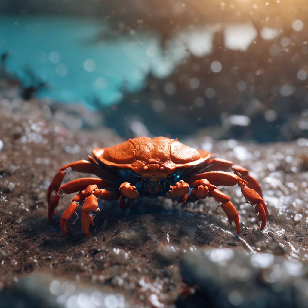 crabs、realistic cinematic photo, Ultra HD, Realistic, Vivid colors, Highly detailed, Ultra HD drawings, Perfectcomposition, beautiful detailed intricate insanely detailed octane render trending on artstation, 8K, photorrealistic concept art,