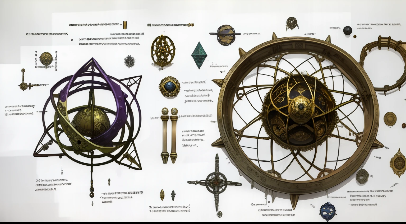 Alchemy Observatory，Ancient extraterrestrial armillary sphere，The shell is broken