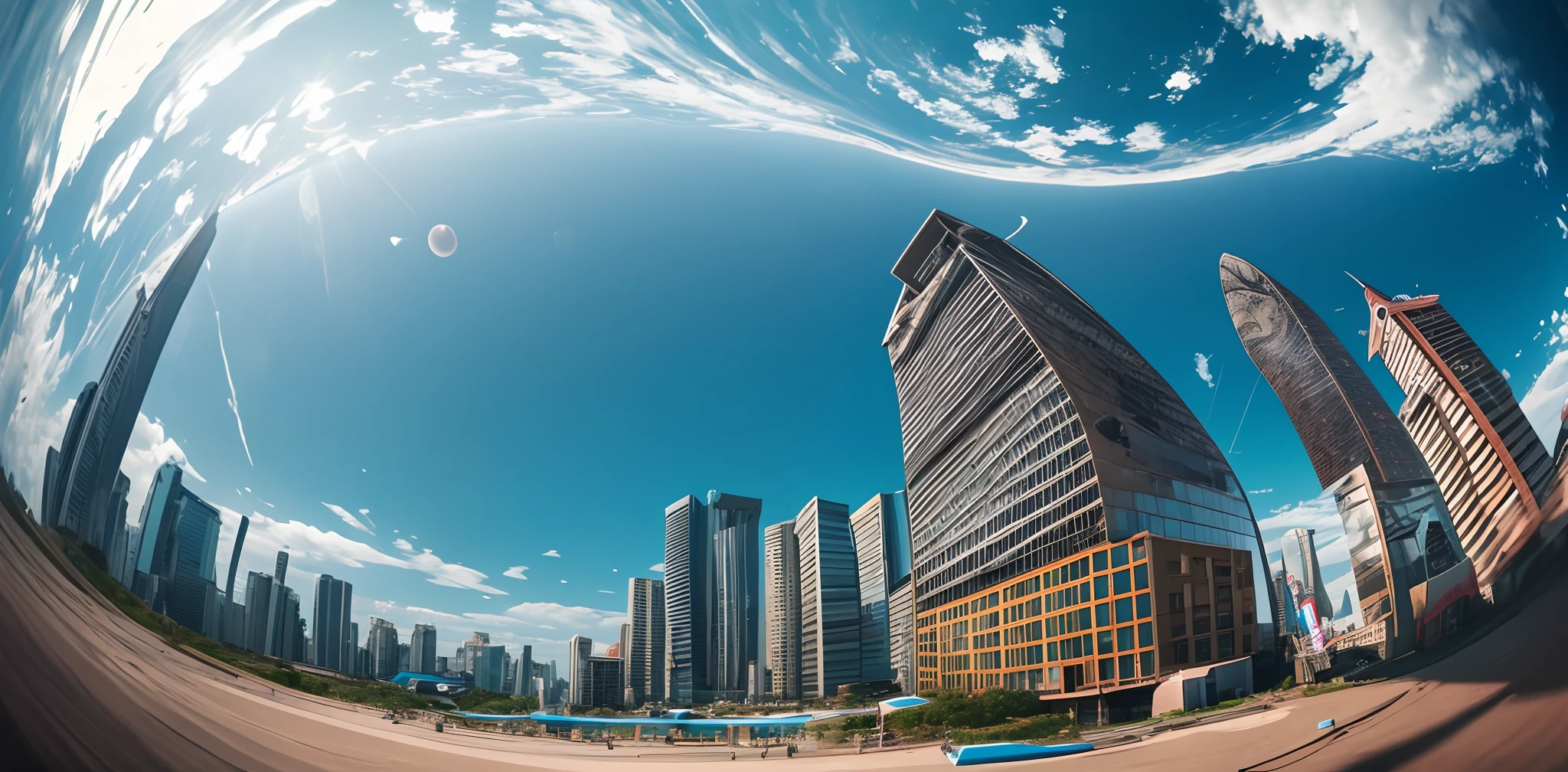 futuristic extreme sport , action camera footage shoot, fish eye lens, adrenaline sport, future technique, --auto --s2