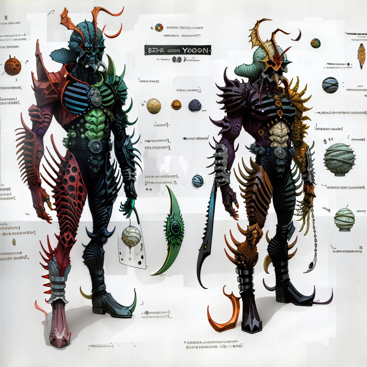 <lora:BoduMedical:0.9> bodumedical, concept art, monster anatomy