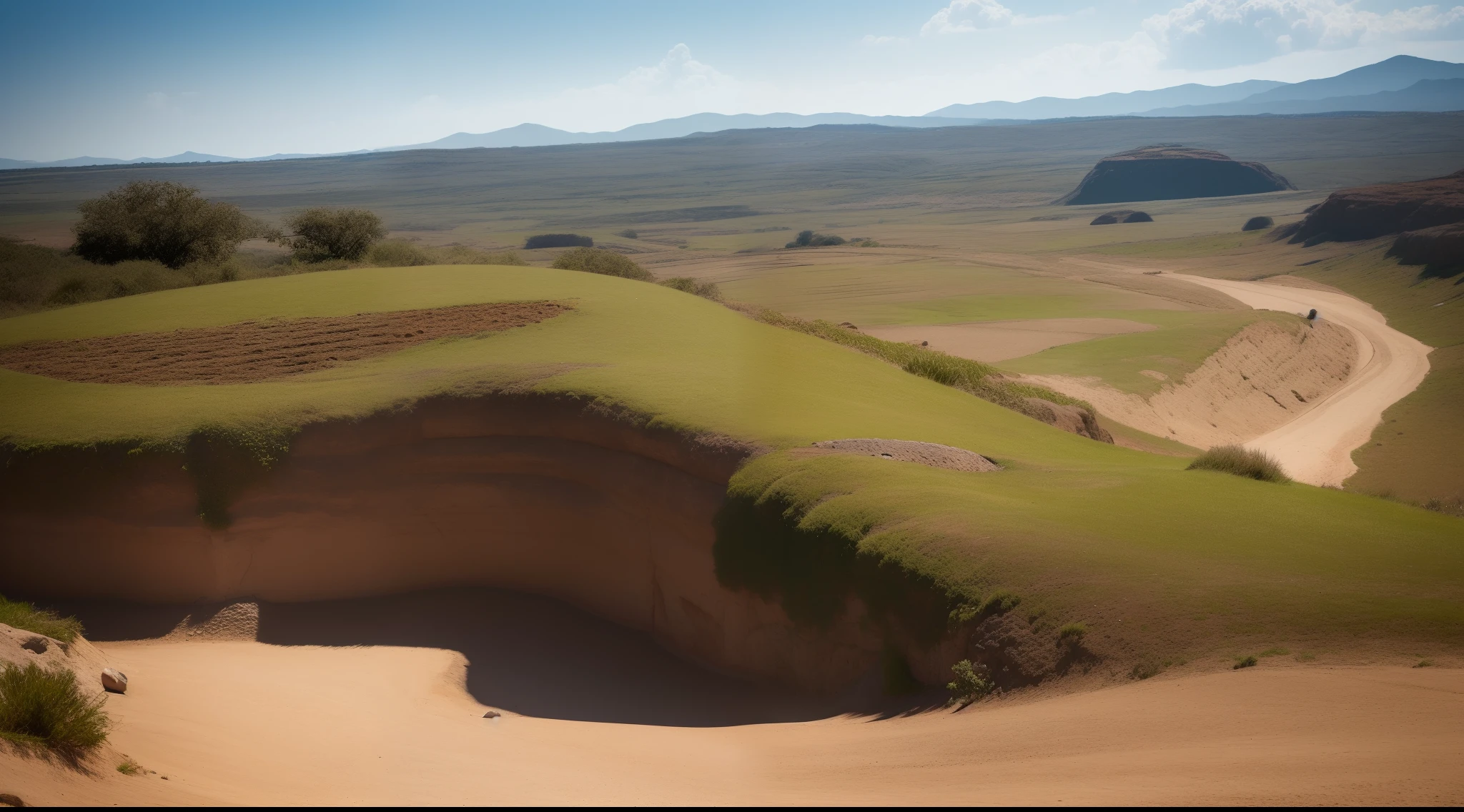 Landscape of Mesopotamia around 2.300 a.C., Topografia plana e baixa, com rios Tigre e Eufrates, Rios periodicamente inundavam margens, depositando sedimentos, Only fertile, dark due to decomposed organic matter, luscious greenery, Palmeiras, salgueiros, tamareiras ao longo das margens, Diversidade de plantas, Cultivo de cevada, trigo, legumes, frutas, Vida selvagem diversa, tijolos de argila, junco, Casas retangulares com tetos planos de junco, palha ou argila, Atividade comercial e artesanal: ceramic, tecelagem, metalurgia. Characteristics of People, medium stature, adaptadas ao ambiente, Trajes de fibras naturais, ornamentos e joias em metal e pedras, Ethnic and cultural diversity, noah, in the pre-flood era (2.300 a.C.), pele enrugada pelo sol, medium stature, cabelos e barba brancos, wearing plain linen or wool clothes. Seu rosto expressa a sabedoria da idade, e seus olhos, Nature Observers and Experience, pele ultrarealista, wrinkled skin by lee jeffries nikon d850 film stock photography 4 kodak camera portra 400 lens f1.6 colors rich hyper realistic texture dramatic lighting irrealengine trending on artstation cinestill 800,