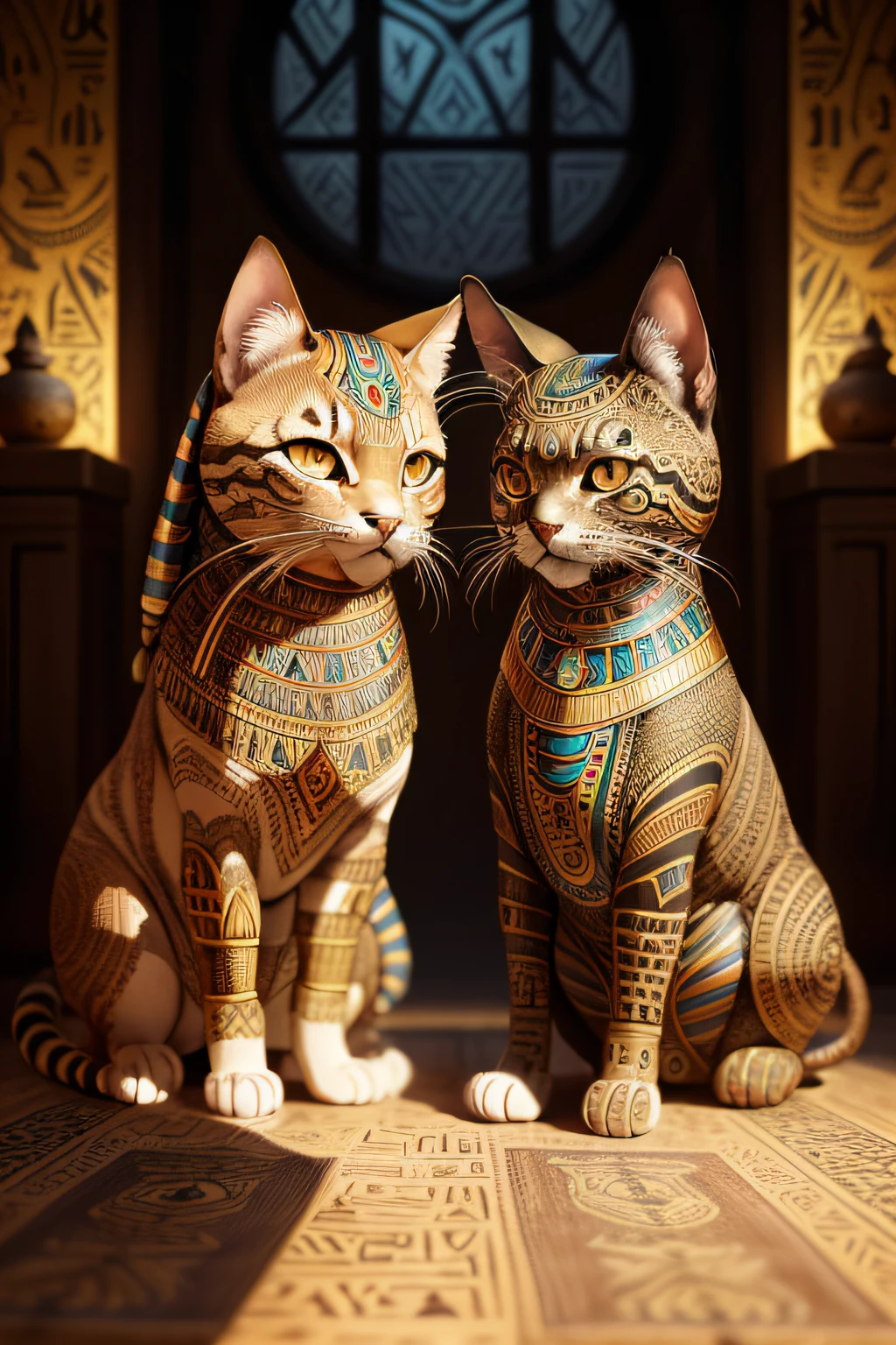 (Egyptian gato art1.2), (colorido:1.2), Hans Giger, (zentangle:1.2), granulado, extremamente detalhado, detalhes intrincados, dynamic lighting, fotorrealista, luz natural, baixo h, obra prima, detalhado 8k