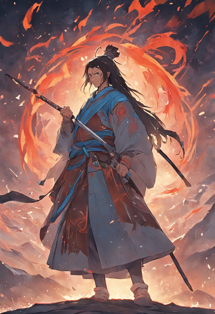 {{{tmasterpiece}}},{{{HighestQuali}}},{{{A high resolution}}},{{{Highest image quality}}},Mongol warrior,Believers of Tengri,