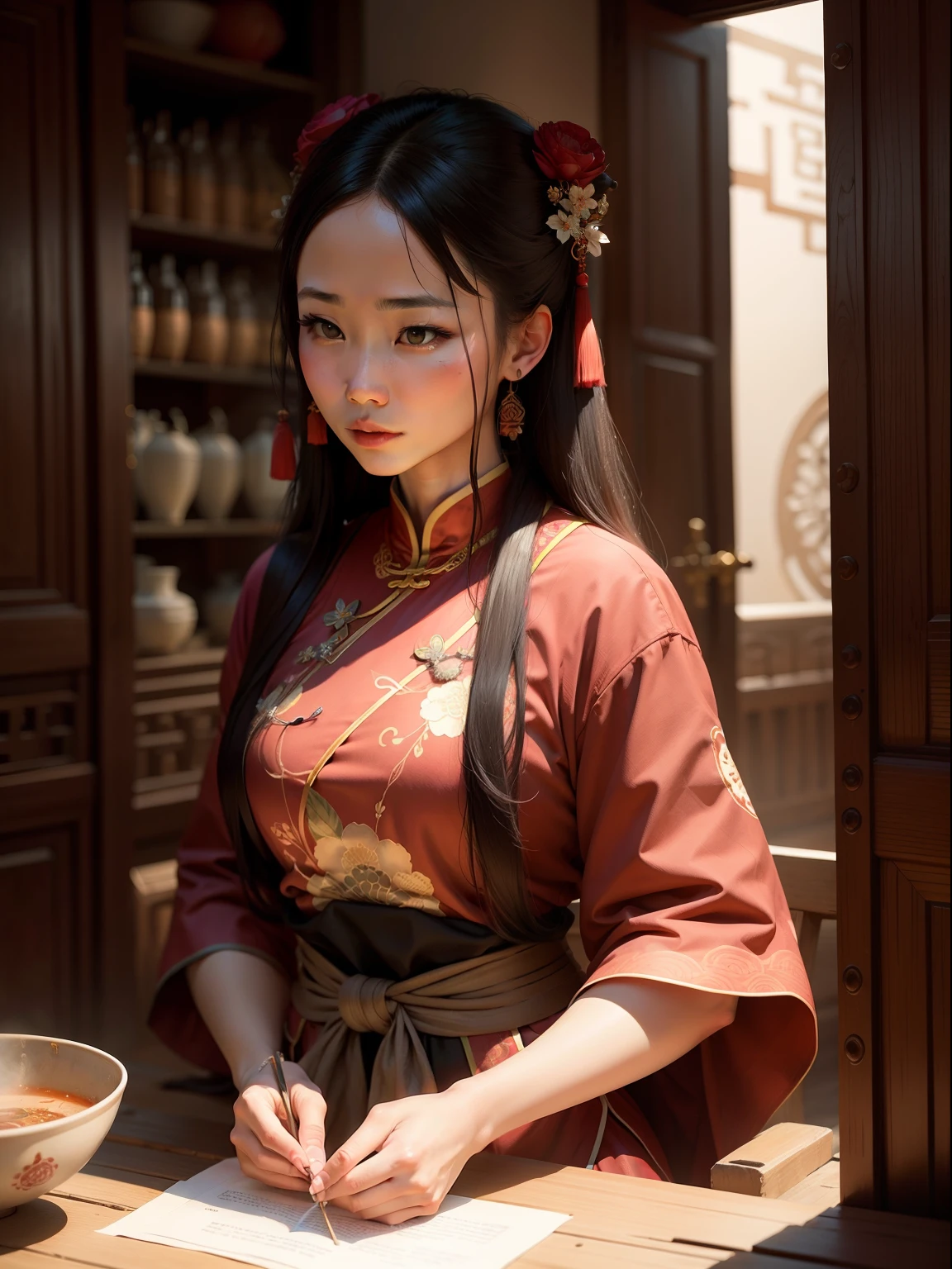 woman, China, ancient, traditional