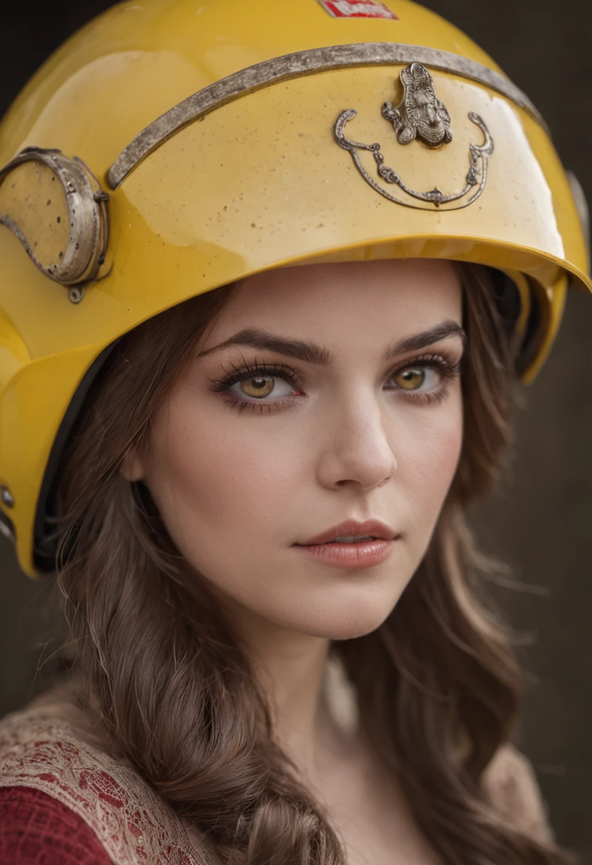 yellow helmets