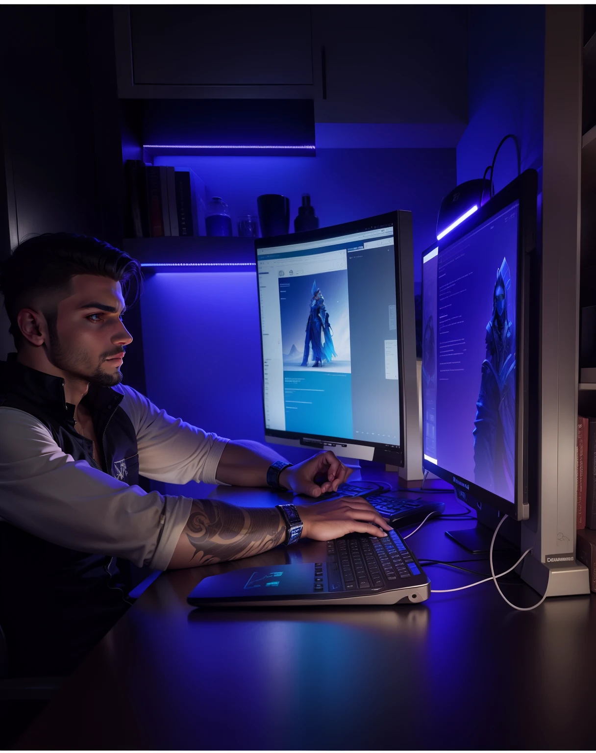 Transformar em um avatar de alta qualidade me dando mais modelos diferentes