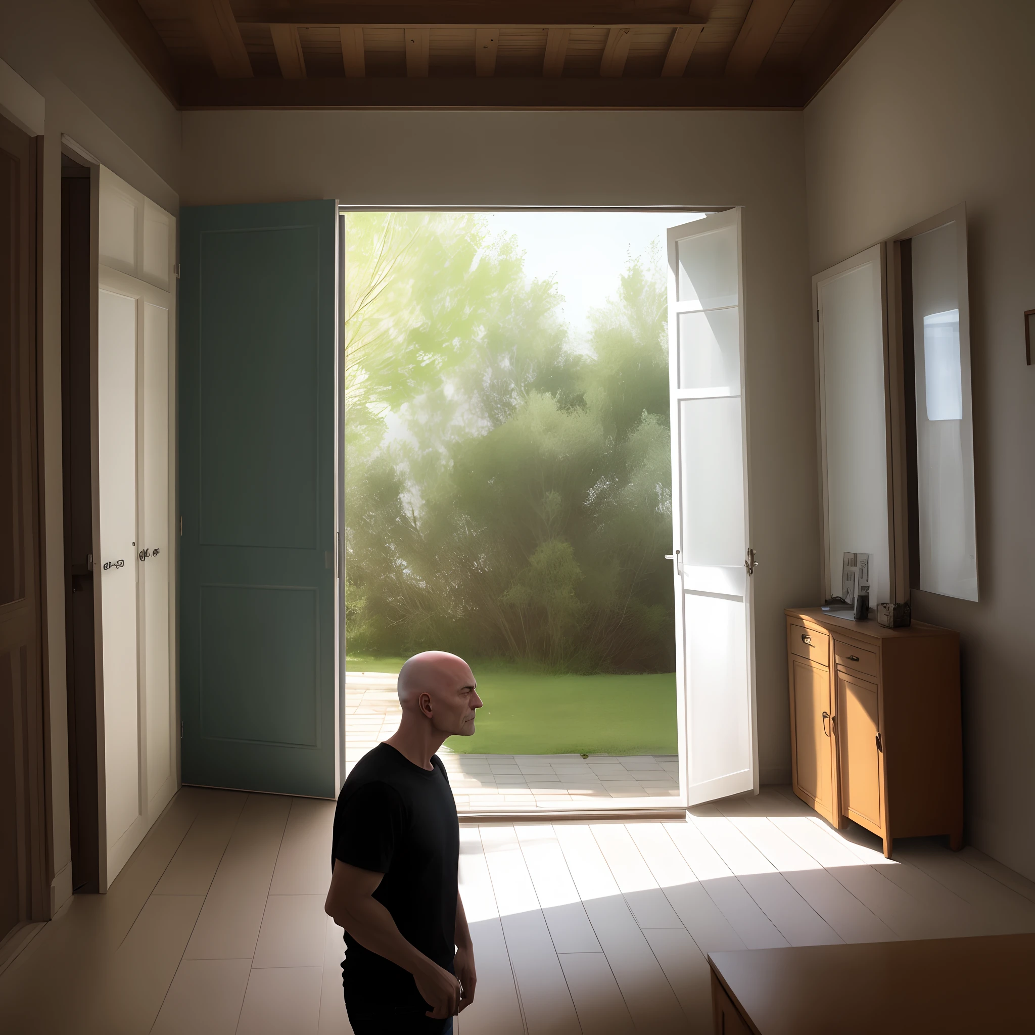 A home with a strong bald head
