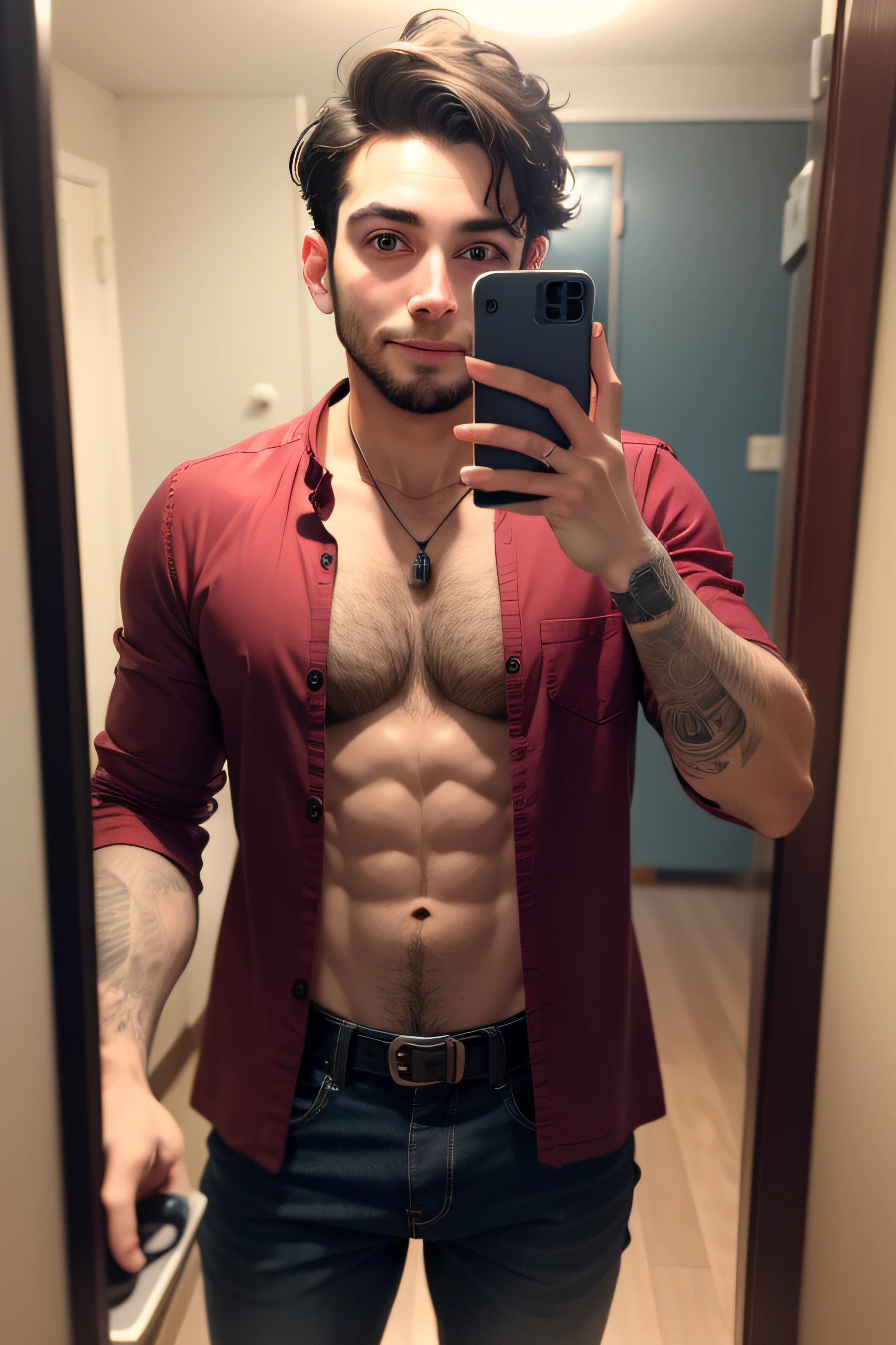 self de um homem de 27 anos feliz
