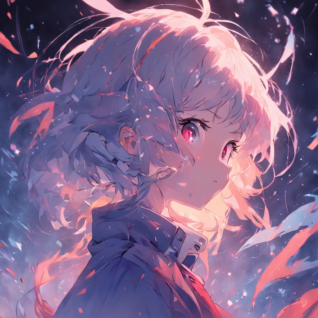 (The picture quality is stunning,Quality illustrations,Highly detailed CG unity 8k wallpaper)(Intense ink,Beautiful and exquisite)(teens girl,Captured,whaite hair,Cardioid pupil)