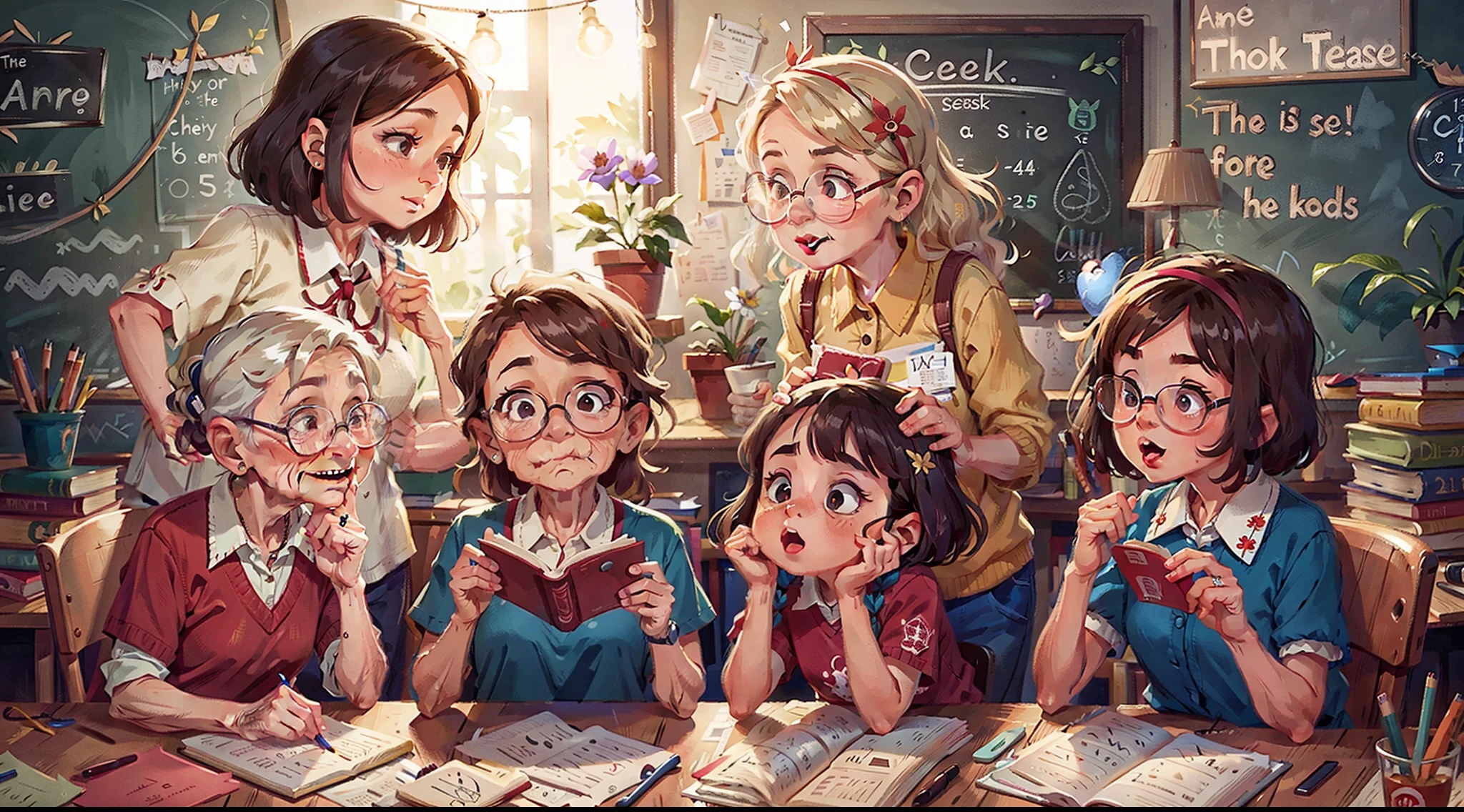 Elderly teachers