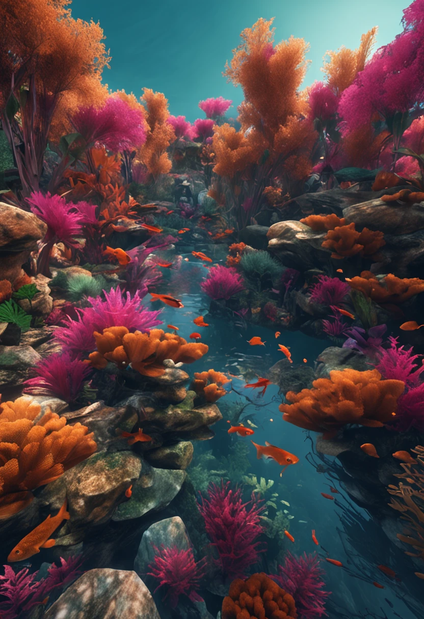 Stream fish tanks