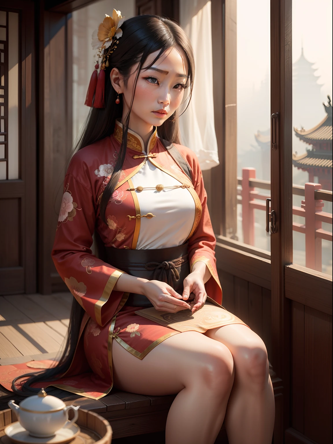 woman, China, ancient, traditional
