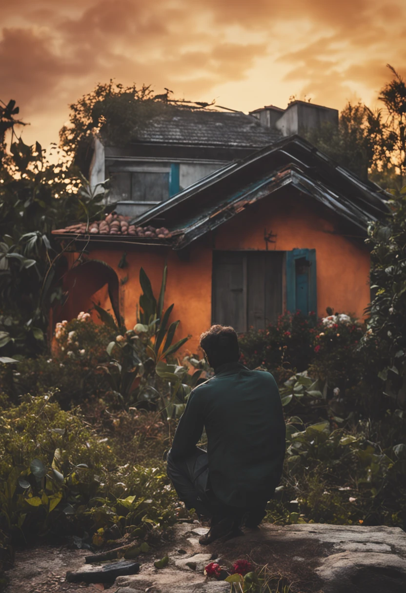 Homem na casa dos 40 anos, praying and asking God for forgiveness