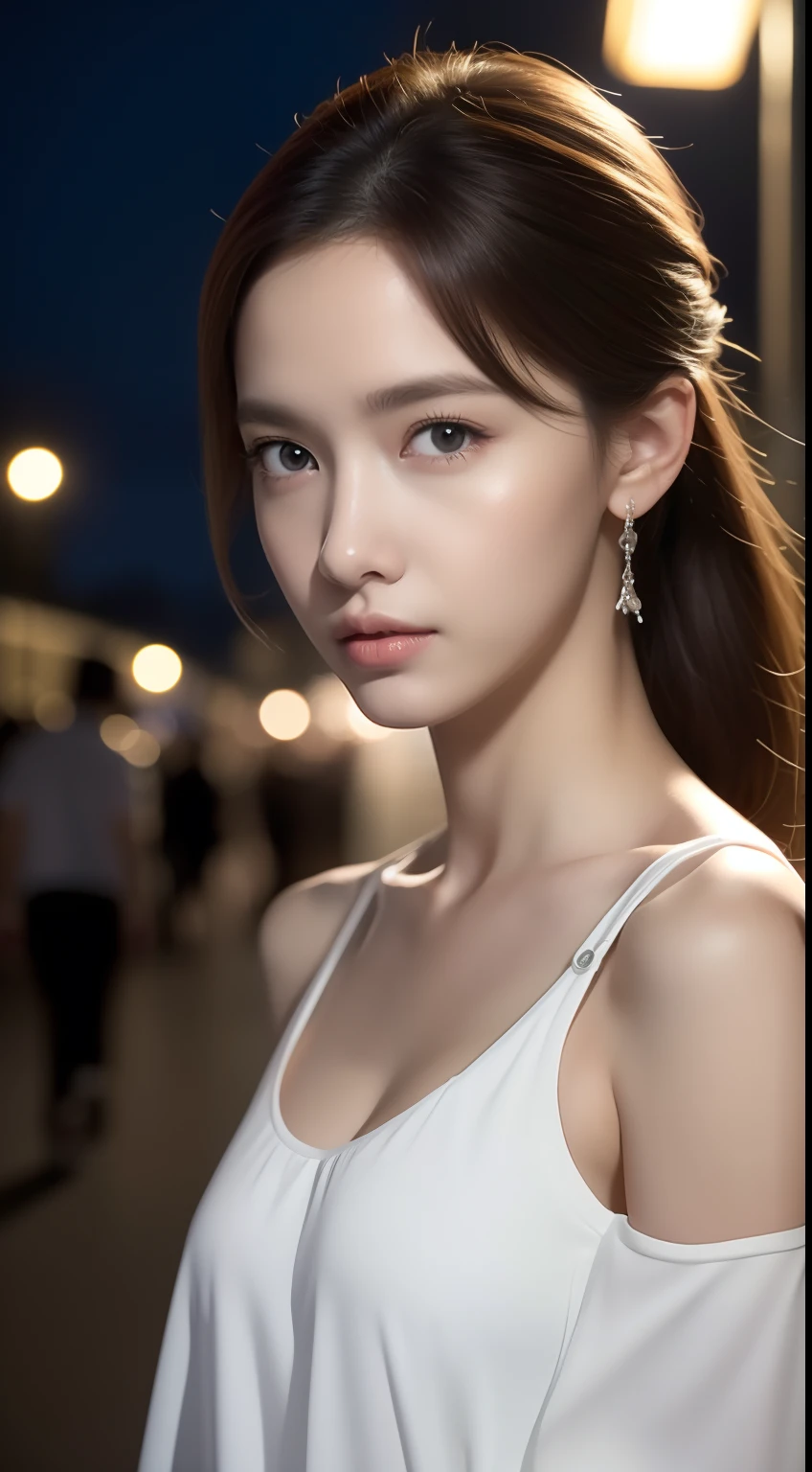 (daydream), 1girl, (8k HD extremely realistic detailed:1.5 (soft scene, very low lightning), masterpiece:1.3, ultra highres:1.2, dynamic lighting),