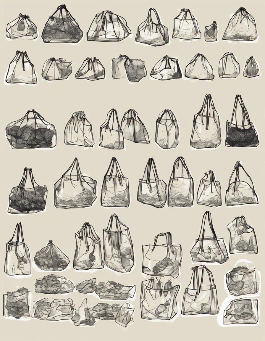 Prompt: "Create an illustration that depicts the innovation of Chilean scientists in the fight against plastic pollution. Visualize um ambiente urbano limpo e exuberante, where happy people carry transparent bags in their hands. These bags are made of a revolutionary material, desenvolvido por cientistas do Chile, which dissolves completely in contact with water, leaving no residue harmful to the environment. Represent details of the texture and appearance of the bags, highlighting its transparency and the sense of fragility it evokes. Show people disposing of these bags in specific bins for composting, onde elas se dissolvem rapidamente. Pinturas murais vibrantes adornam as paredes ao redor, celebrando a conquista da sustentabilidade. The scenario should convey the idea that this innovation is transforming society's relationship with plastics, offering an elegant and effective solution to plastic pollution that is widely adopted and celebrated around the world."