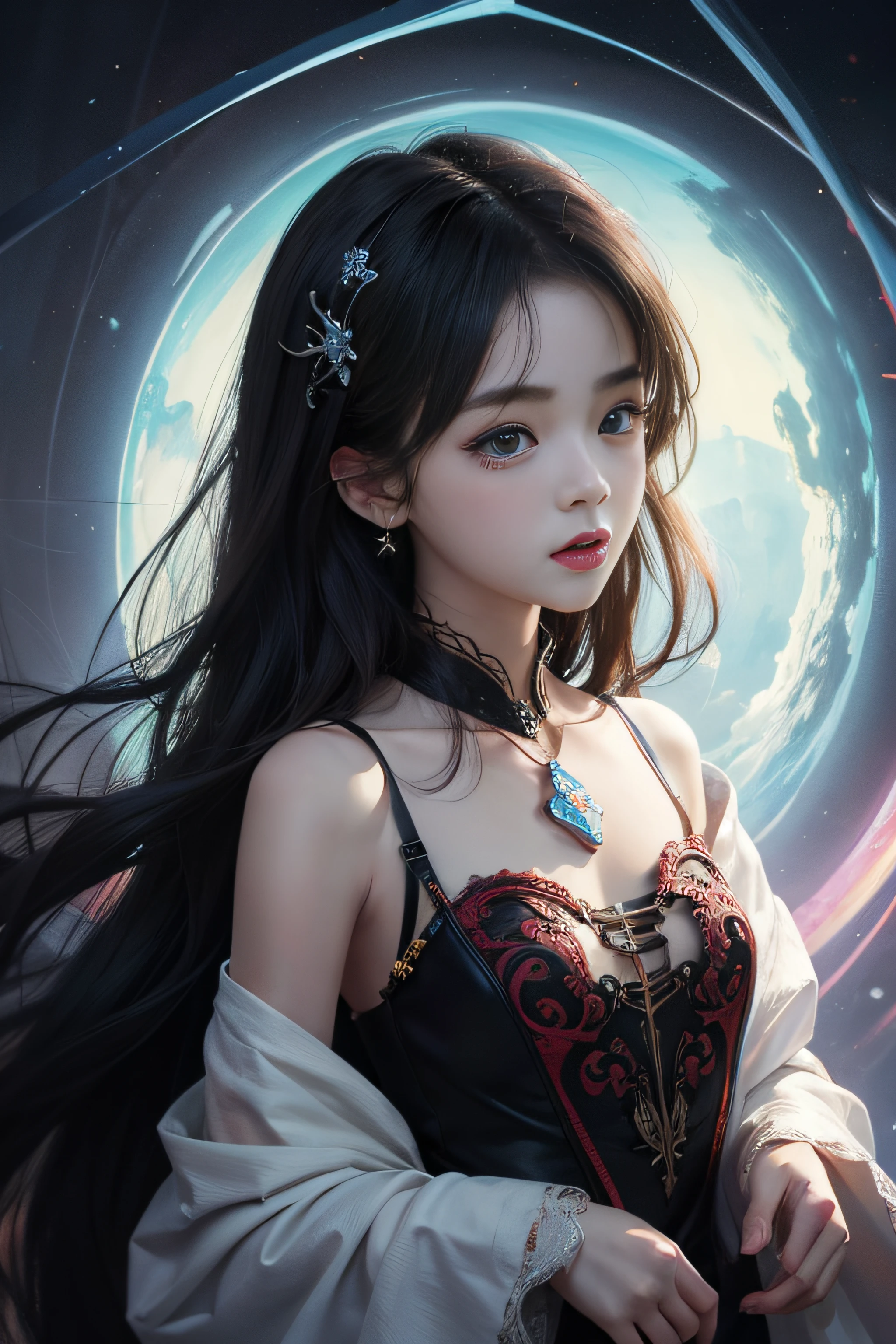 Cool illustrations inspired by NFT art、Brighten backgrounds、Fantastical、hiquality、pureerosface_v1:0.8