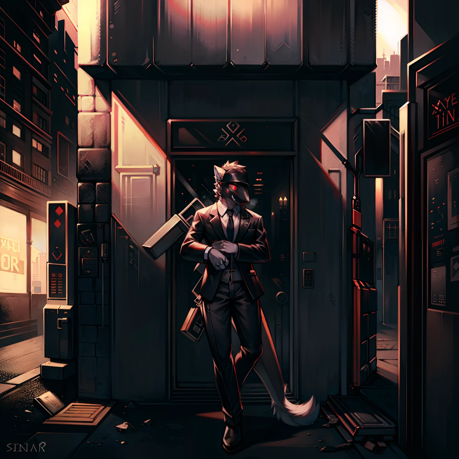 Business suit、hitman,sniper gun