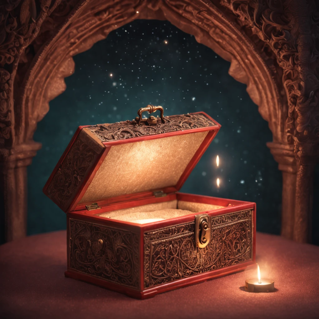 "Unveiling the magic box covered in mystery, mesmerizing illustration, intricate vector art, the anticipation of revealing what lies beneath the privacy cloth, magic in the air, artistic paint strokes, the hidden secret waiting to be discovered, safely kept under the rug, protection and intrigue."
