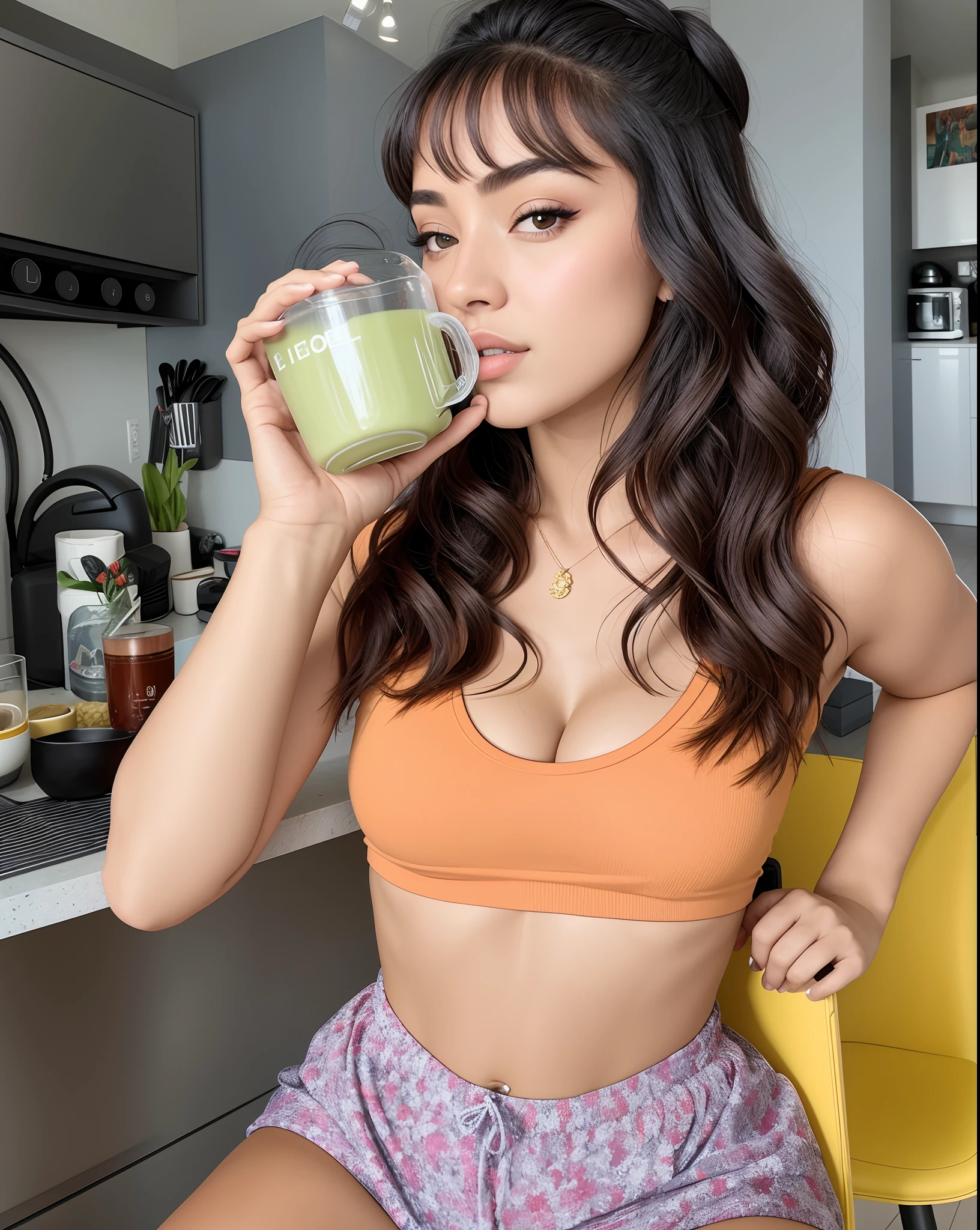 Keto Smoothie🥤:
- Ingredients: Unsweetened almond milk, spinach, avocado, protein powder, ice cubes.
- Instructions: Blend all ingredients until smooth.