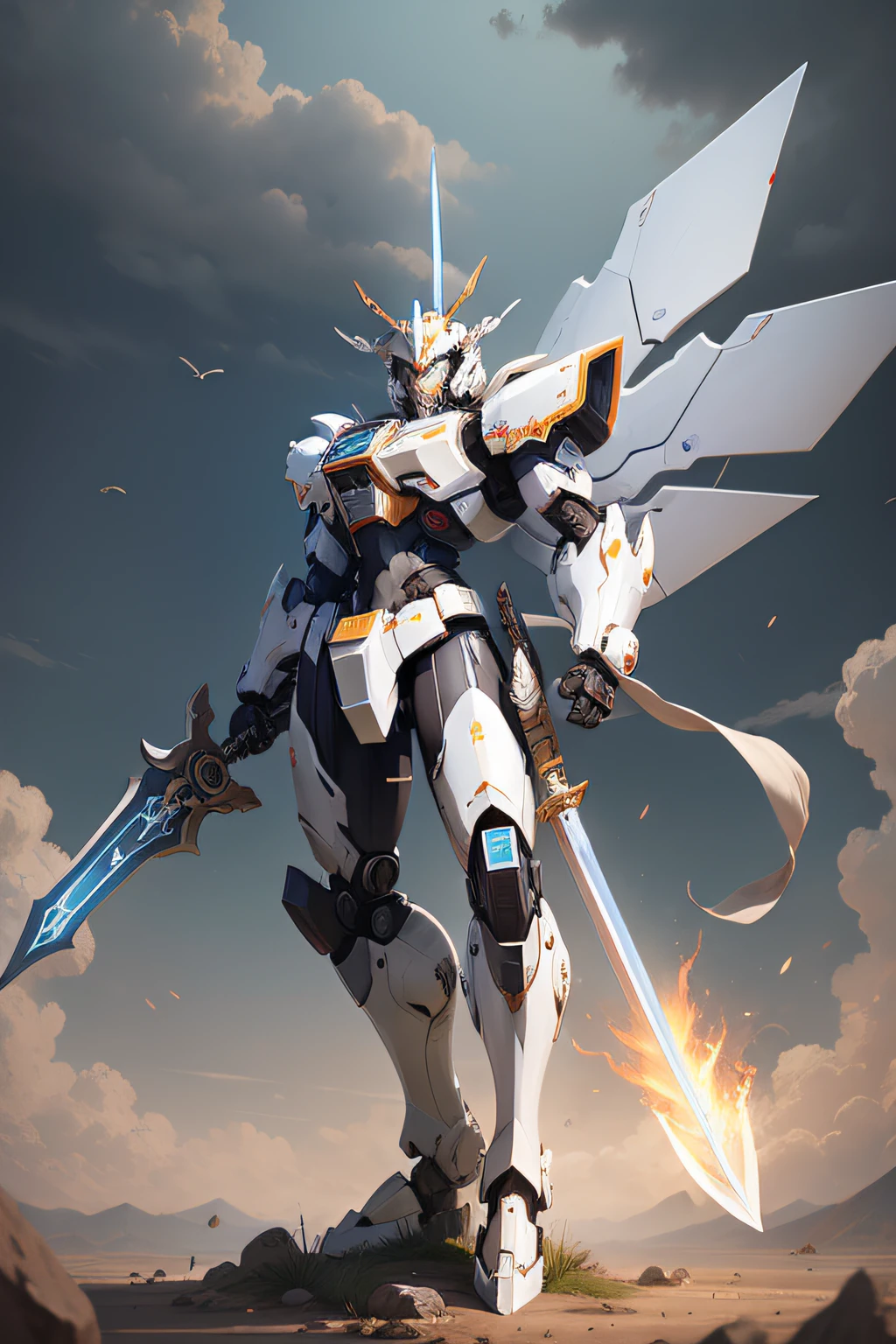 Mecha Wind Wuji Sword Saint