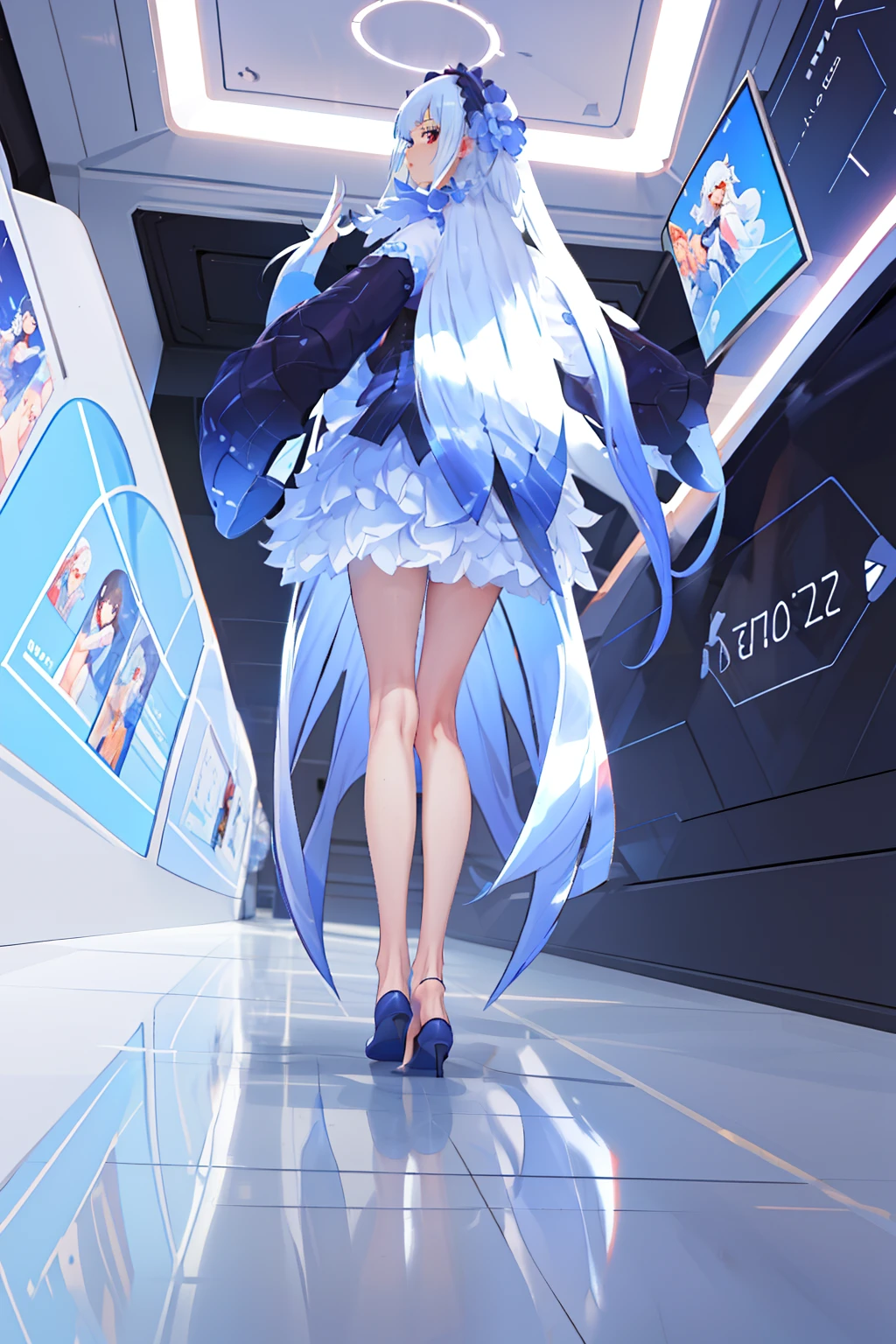 ((Best quality)), ((Masterpiece)), ((Ultra-detailed)), (illustration), (Detailed light), (An extremely delicate and beautiful), Dramatic perspective,A charming young girl