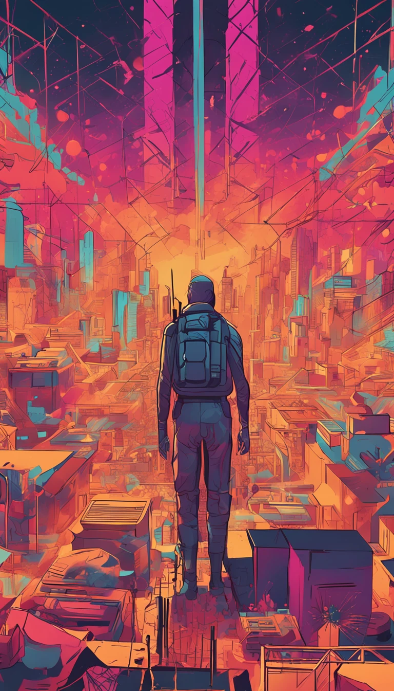 sense of science and technology,Background image,Big data