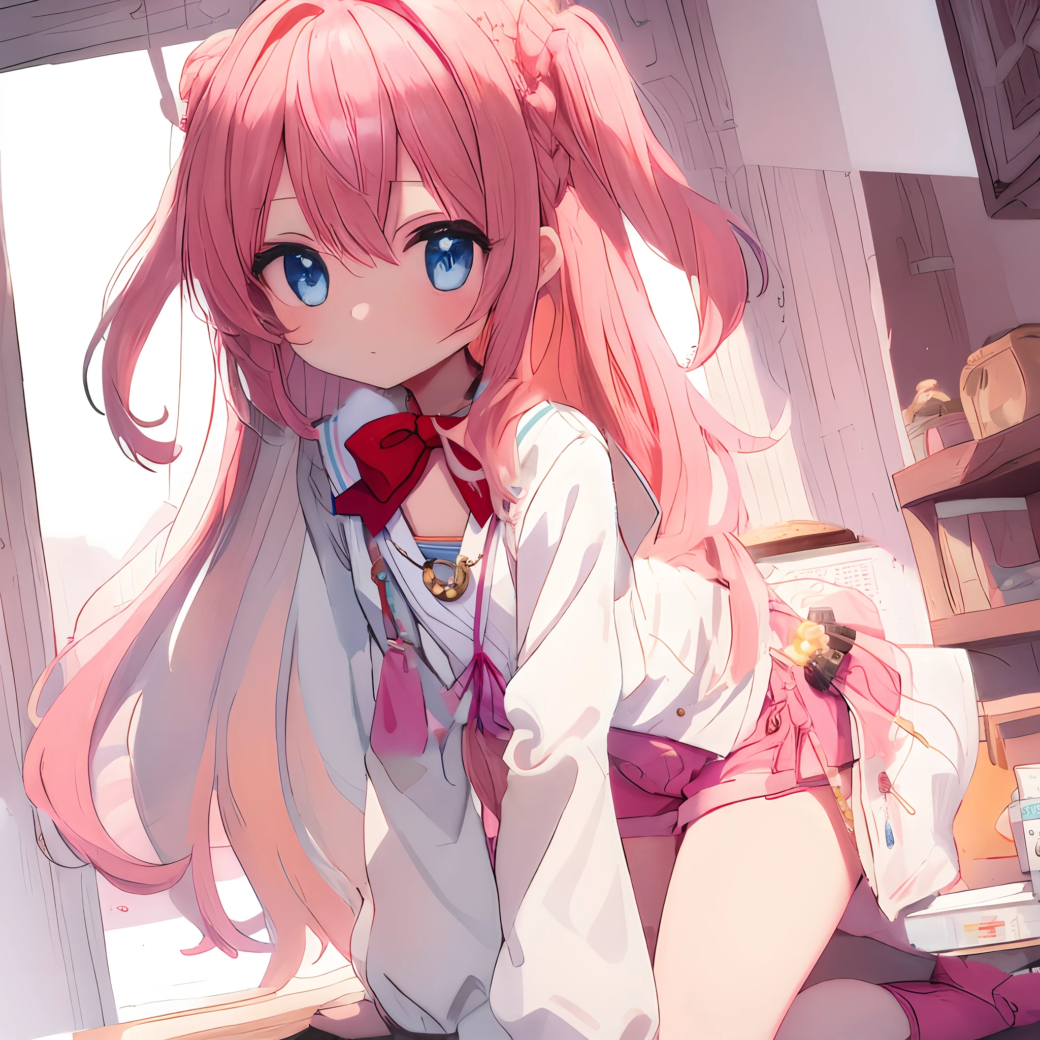 Pink shorts、