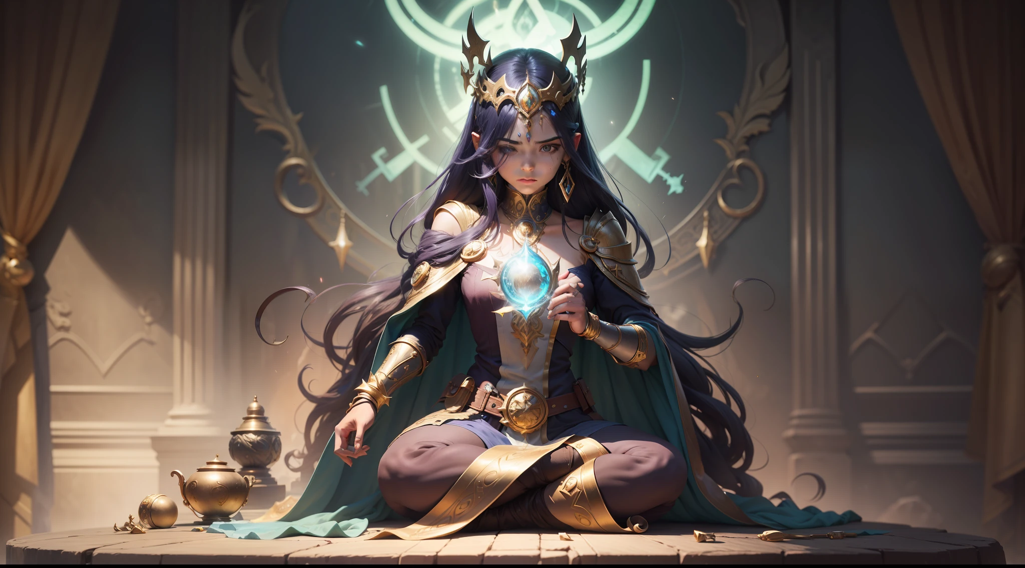 With the guidance of AURA, They use the artifact to correct the damage caused by the interferences in time, restoring balance to the affected ages.