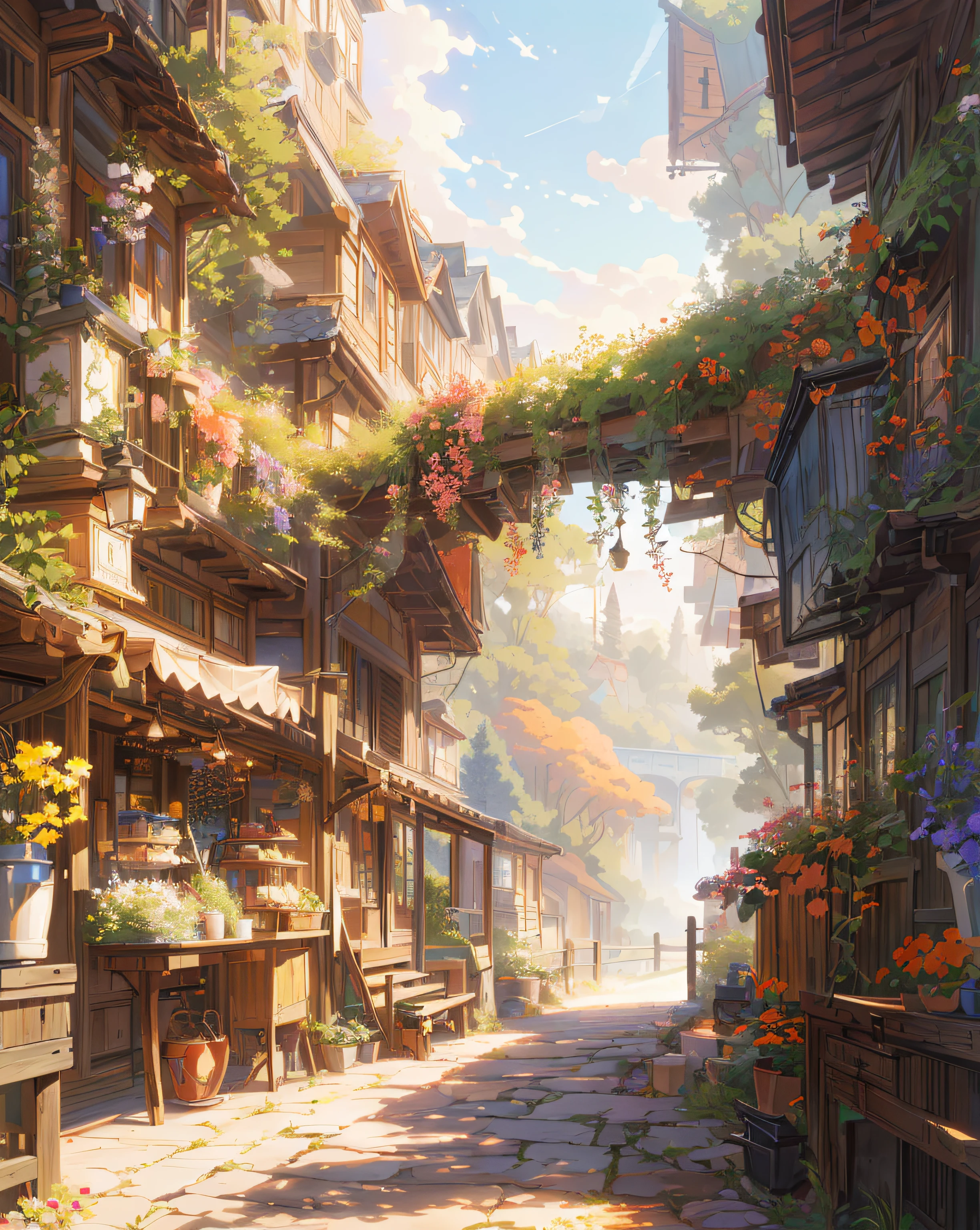 painting of a river with a boat and a house in the distance, scenery artwork, anime countryside landscape, scenery art detailed, peaceful landscape, detailed painting 4 k, detailed scenery —width 672, kilian eng and thomas kinkade, beautiful detailed scene, calm afternoon, a beautiful landscape, beautiful anime scenery, anime beautiful peace scene, dream scenery art