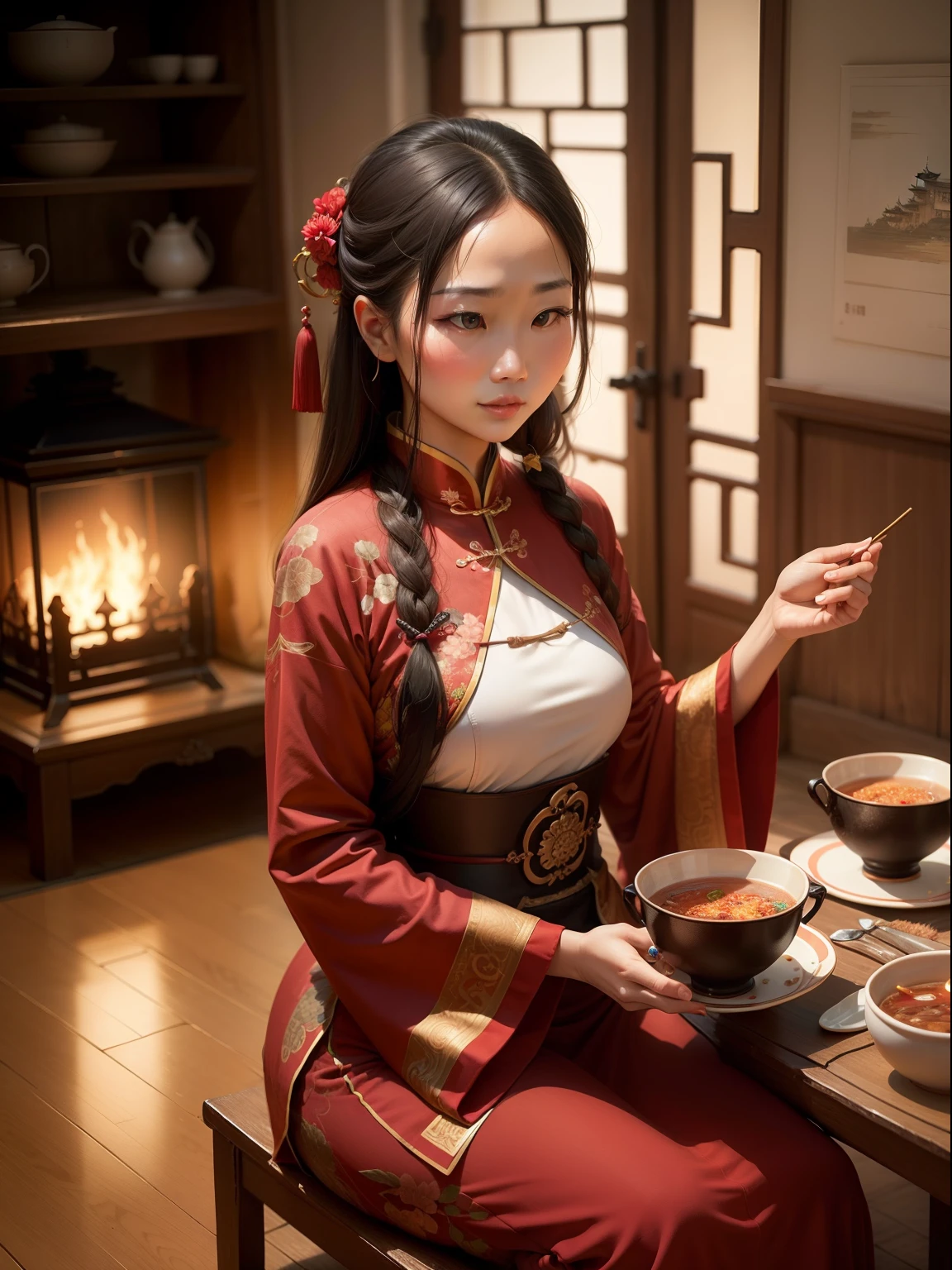 woman, China, ancient, traditional